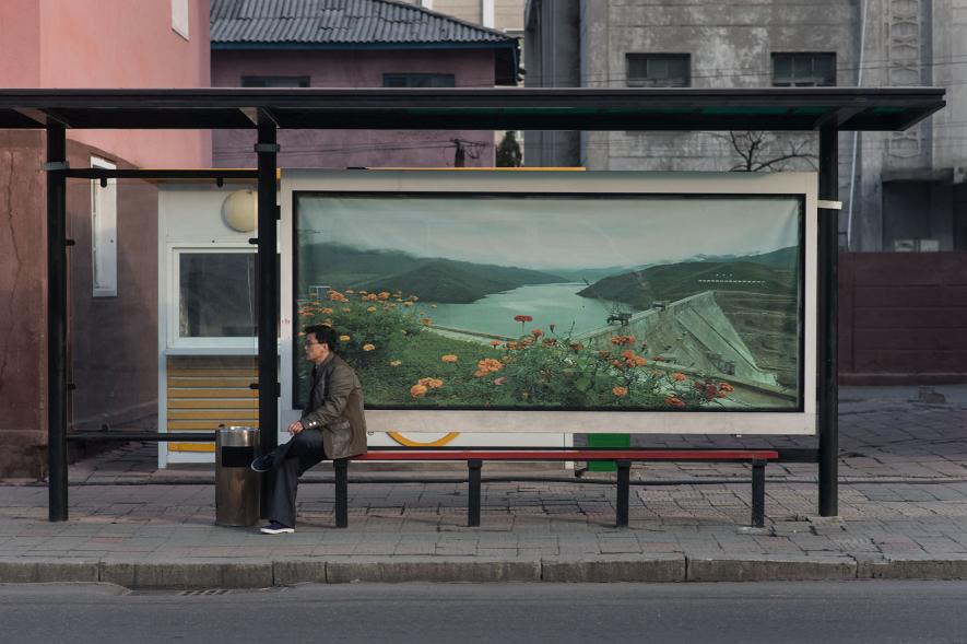 ป้ายรถเมล์เกาหลีเหนือ