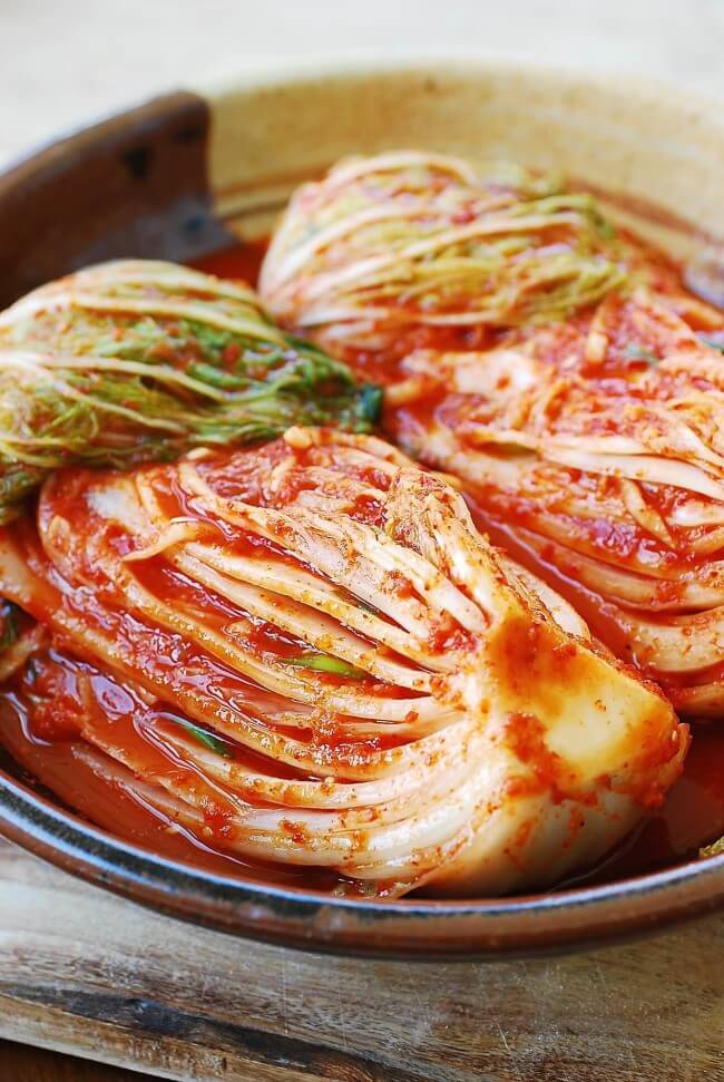 กิมจิ, อาหารที่มีเอนไซม์, อาหารเกาหลี