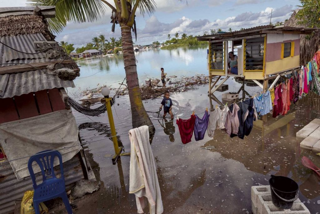 คิริบาตี, ระดับน้ำทะเล