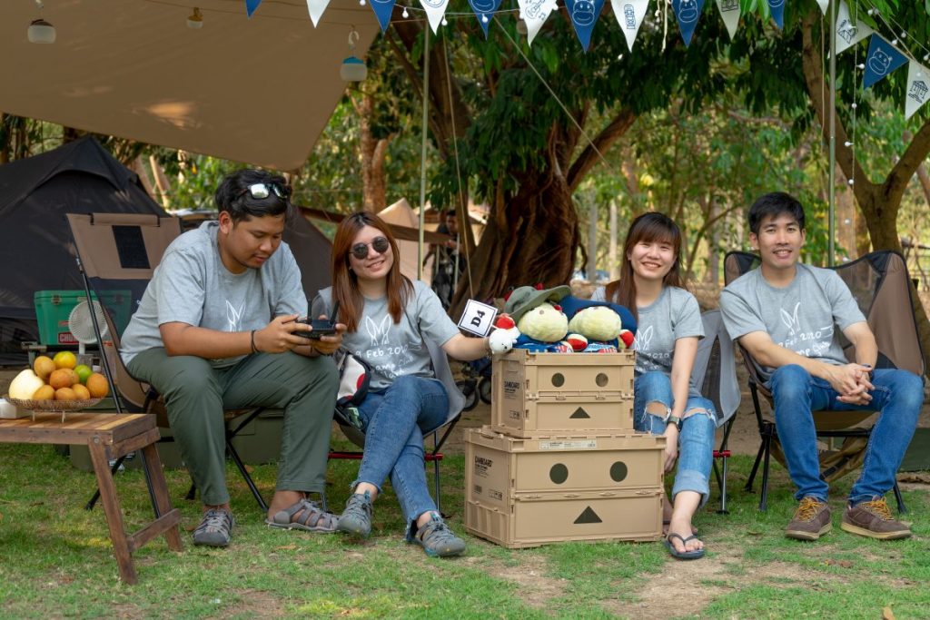 แก่งลานรัก, งานกางเต็นท์