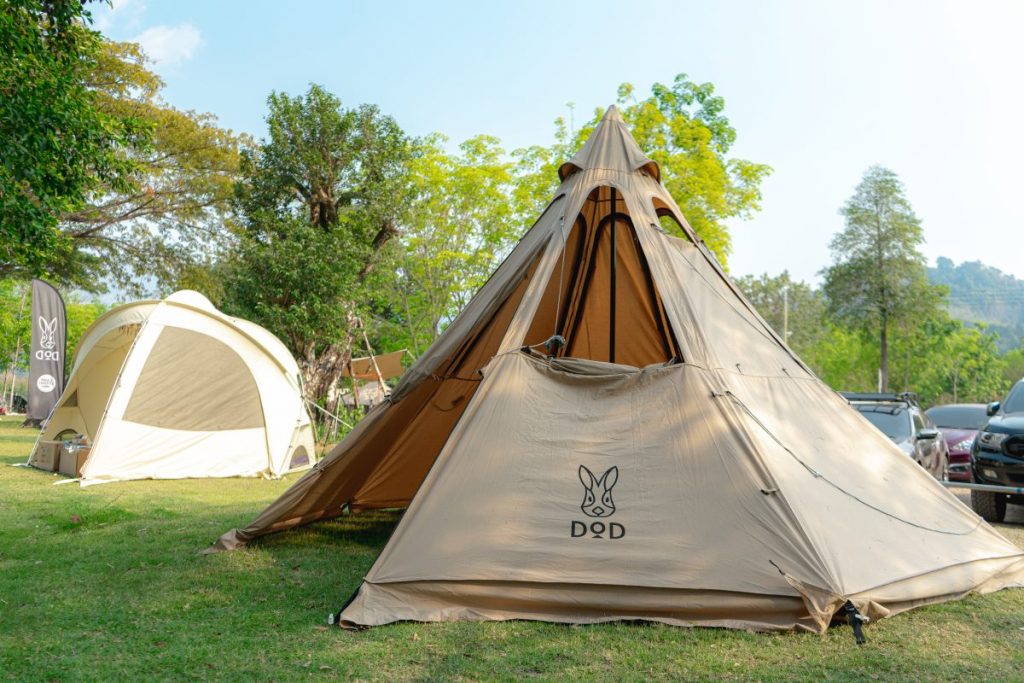 แก่งลานรัก, งานกางเต็นท์