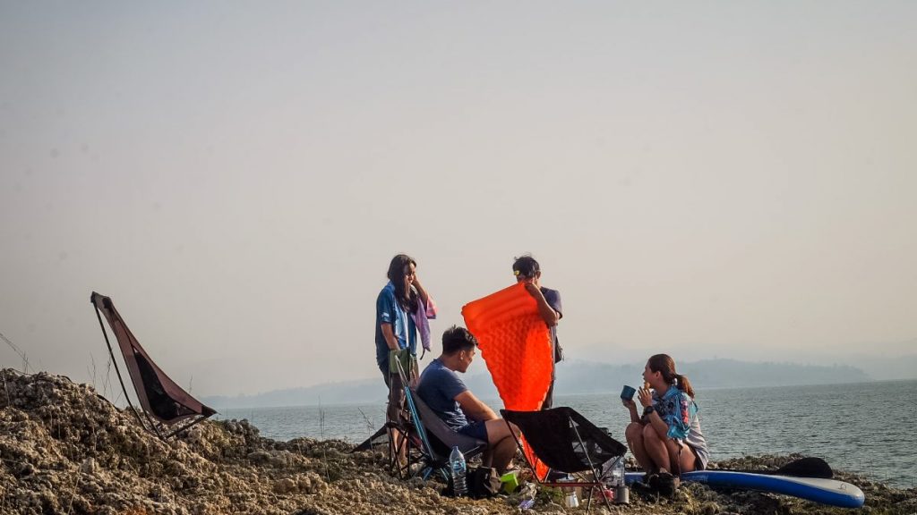 เกาะร้าง, เขื่อนศรีนครินทร์, แคมปิ้ง, เอาต์ดอร์, เที่ยวเขื่อน