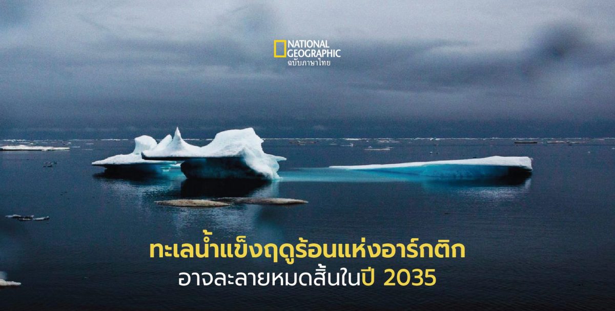 ทะเลน้ำแข็งฤดูร้อนของอาร์กติกอาจละลายหมดในปี 2035 (ดังช่วงหลังยุคน้ำแข็ง)