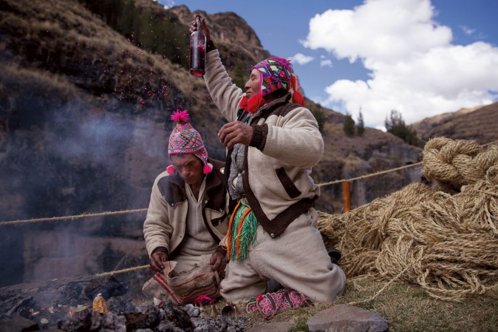 ชาวอินคา, เปรู, พิธีบวงสรวง