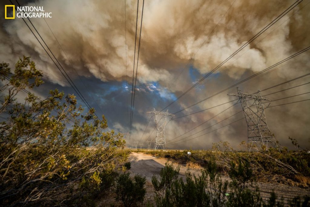 ควันพิษ, ควันไฟ, ไฟป่า, เมฆ