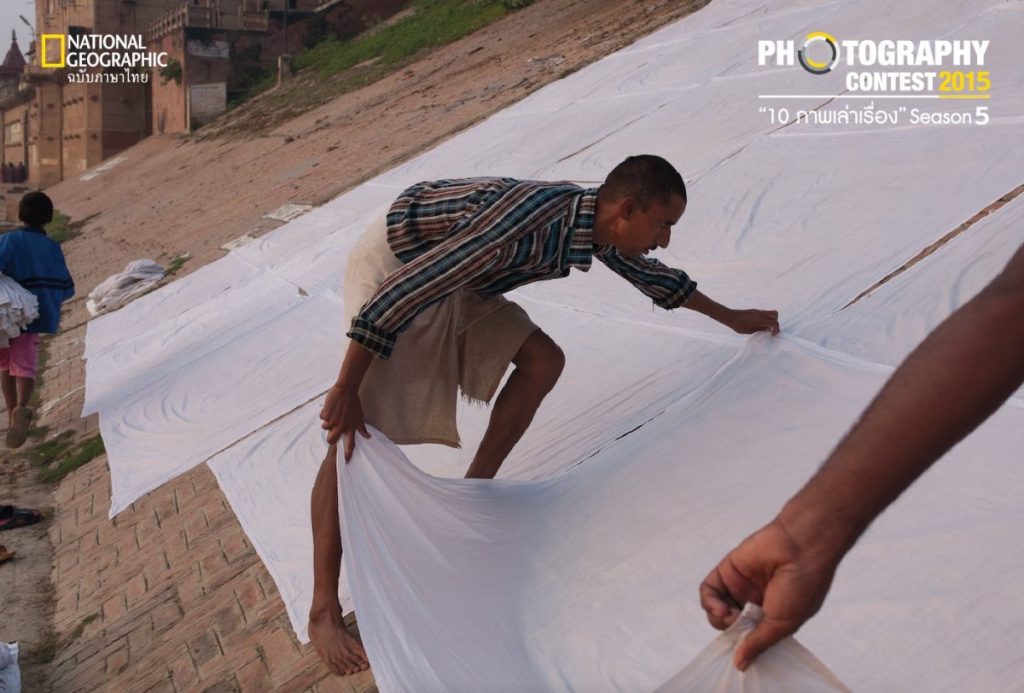 กาต, ที่ตากผ้า, ท่าน้ำ, อินเดีย, แม่น้ำคงคา