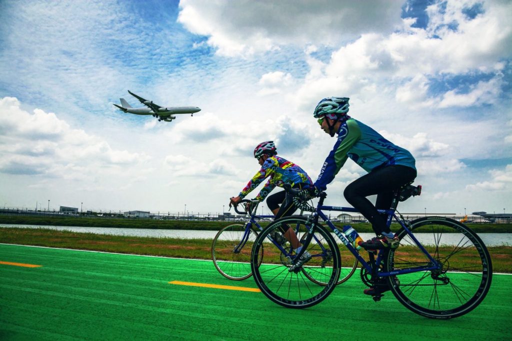 ทางเขียว, จักรยาน, สุวรรณภูมิ