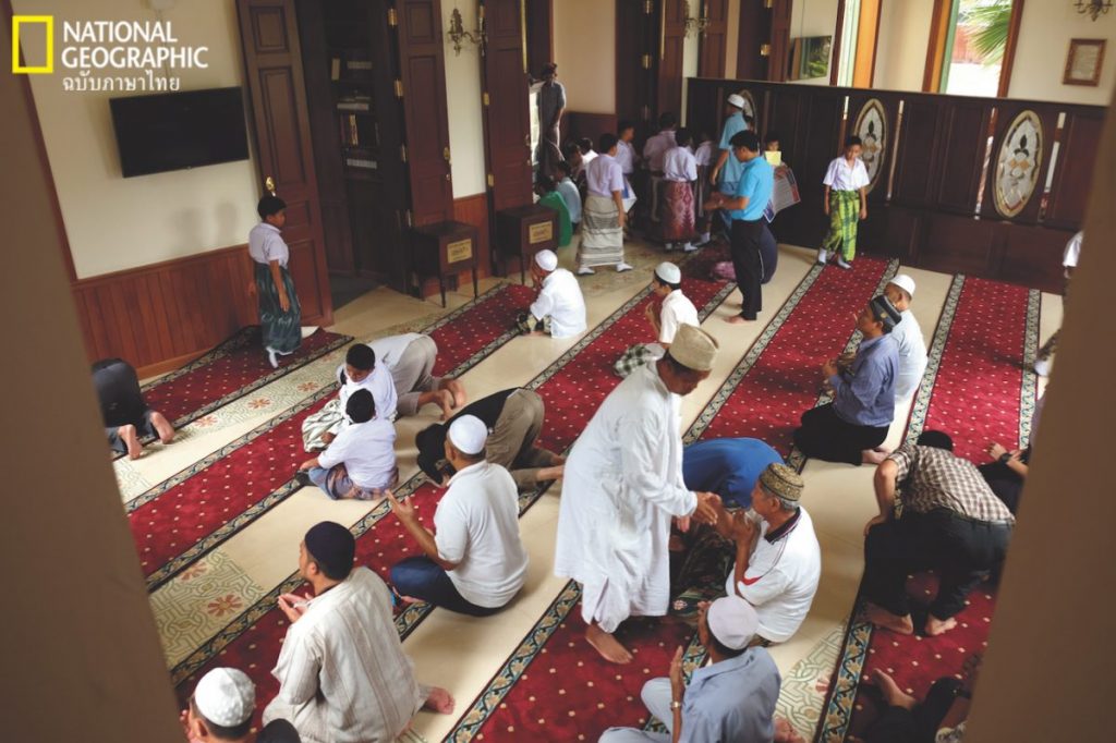 ชาวมุสลิม, ละหมาด, ชุมชนบางอ้อ, มัสยิดบางอ้อ