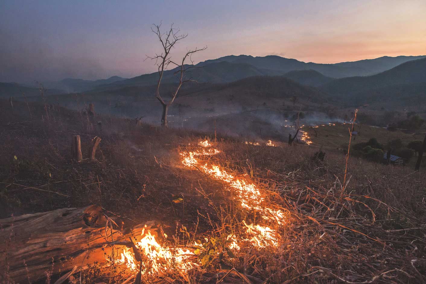 ไฟป่า, ไร่ข้าวโพด, ภาวะลมฟ้าอากาศสุดขั้ว, แม่แจ่ม, เชียงใหม่ , ลมฟ้าอากาศ