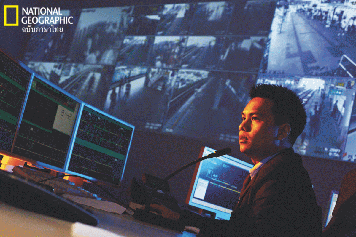 บีทีเอส, ศูนย์ควบคุมการเดินรถบีทีเอส, กรุงเทพ, ห้องควบคุม