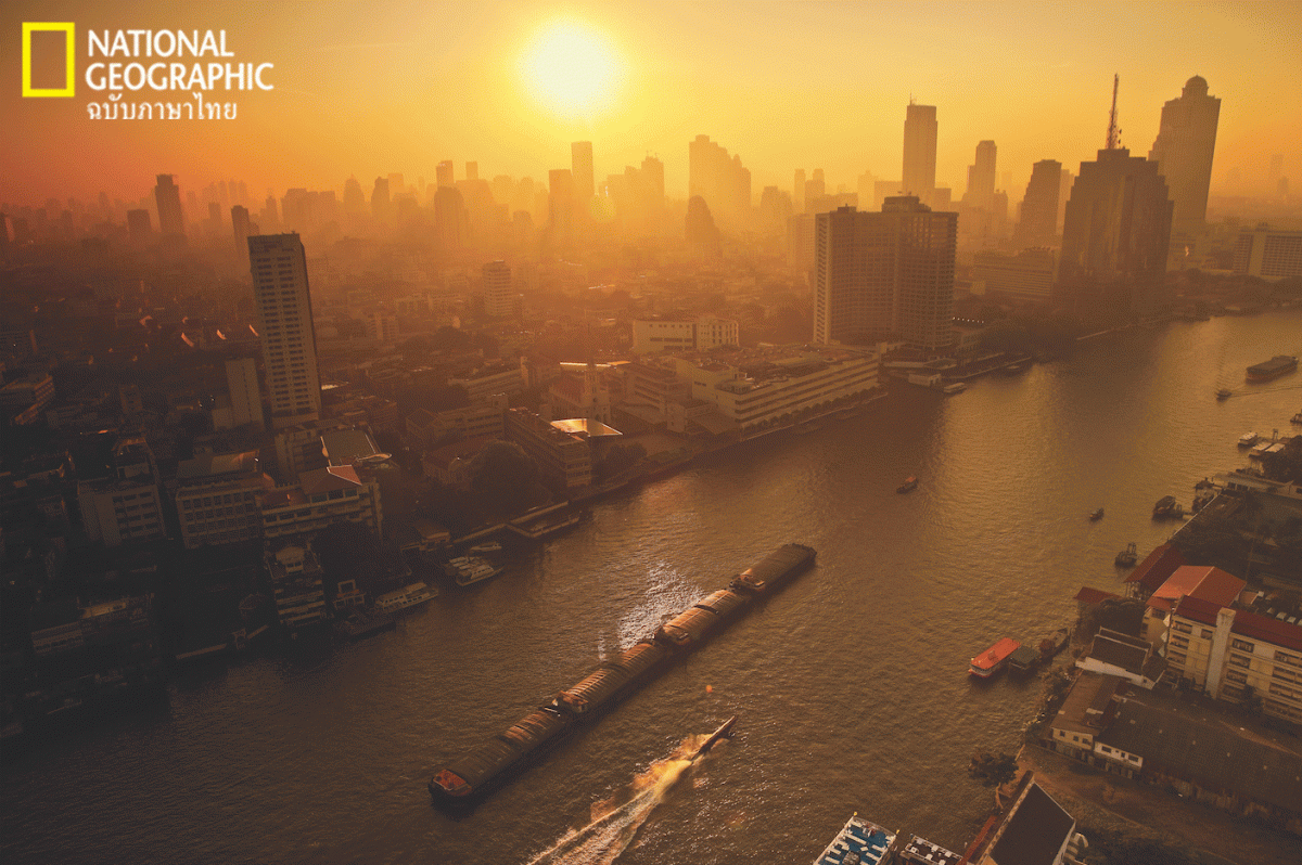 กรุงเทพ, แม่น้ำเจ้าพระยา, พระอาทิตย์ขึ้น