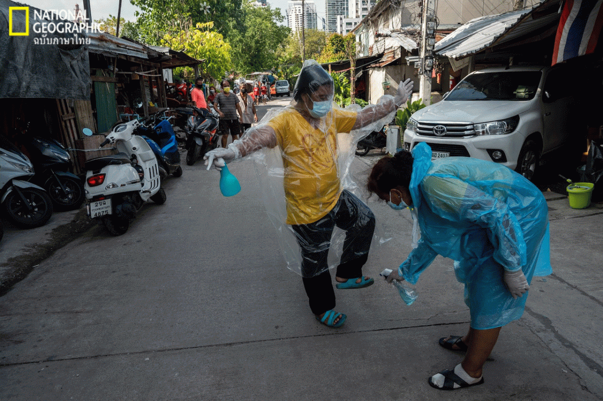 ชุมชนคลองเตย, จิตอาสา, โควิด-19