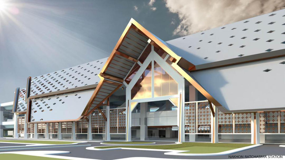 ภาพตัวอย่างของสถานีรถไฟนครราชสีมา