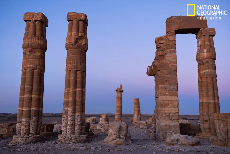 พีระมิดซูดาน, ซูดาน, วิหาร