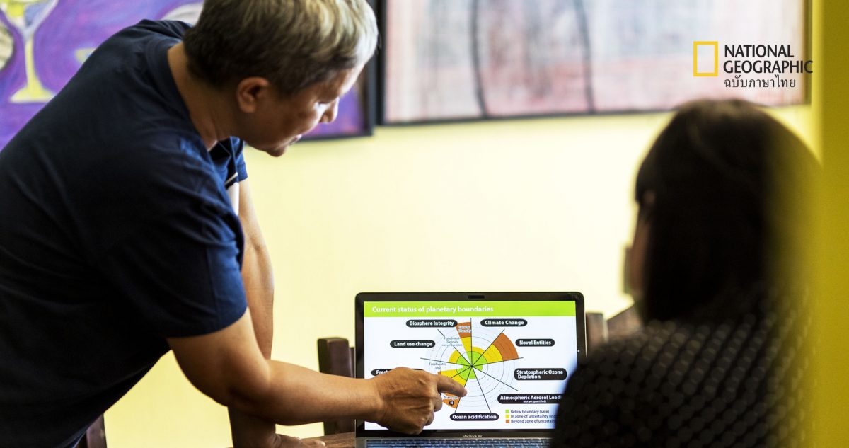 ดร.สรณรัชฎ์ อธิบายเรื่อง Planetary Boundaries