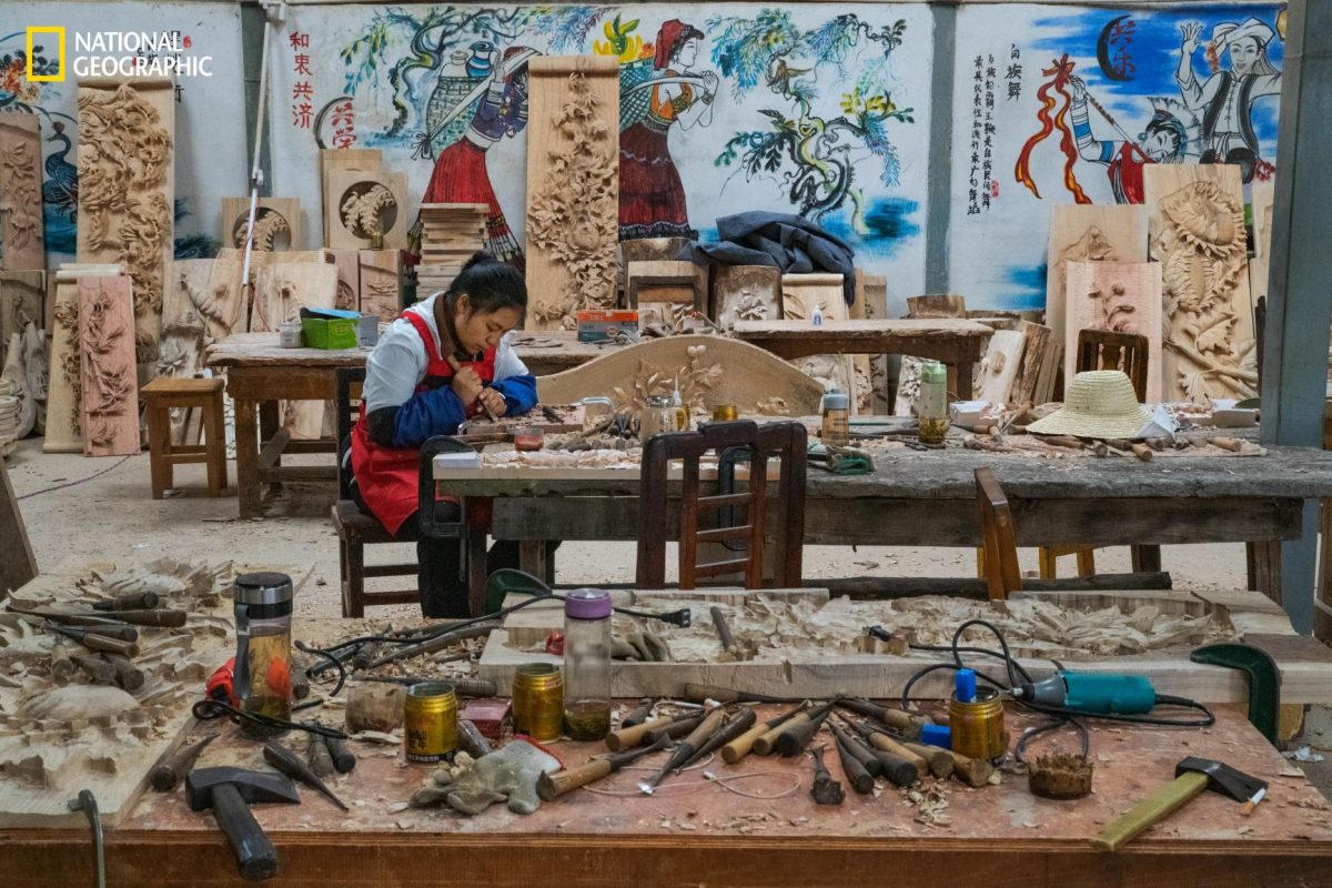 ช่างไม้, ชีวิตเรียบง่าย, จีน
