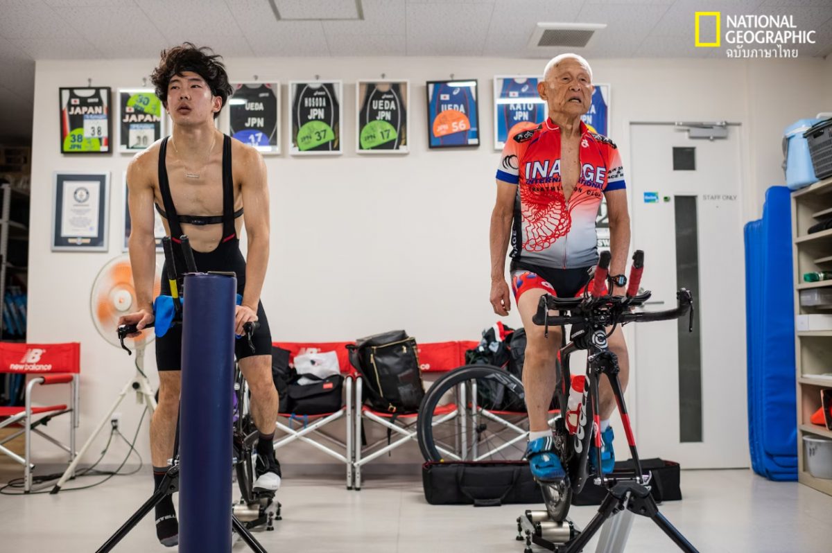 นักไตรกรีฑา, สังคมผู้สูงอายุ, ญี่ปุ่น