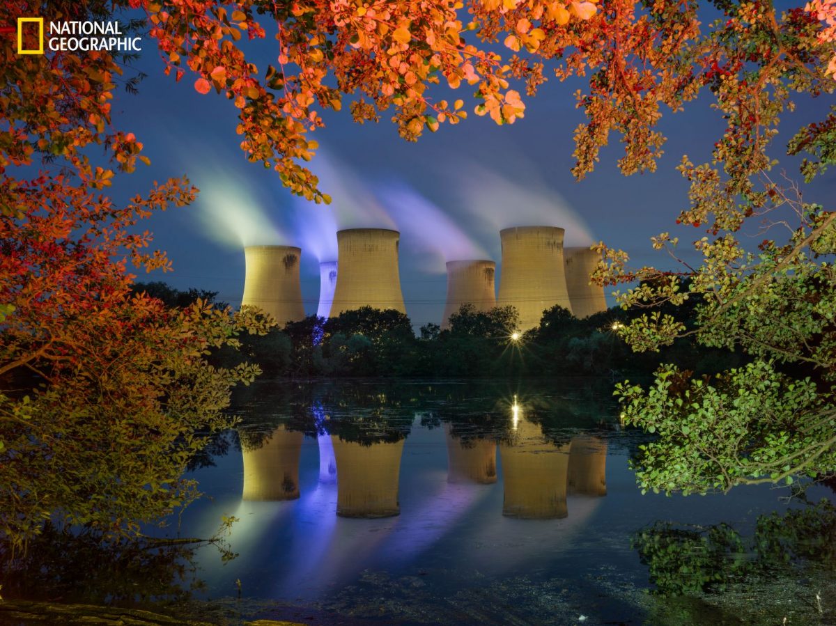 หอหล่อเย็น, โรงไฟฟ้า, กำจัดคาร์บอน