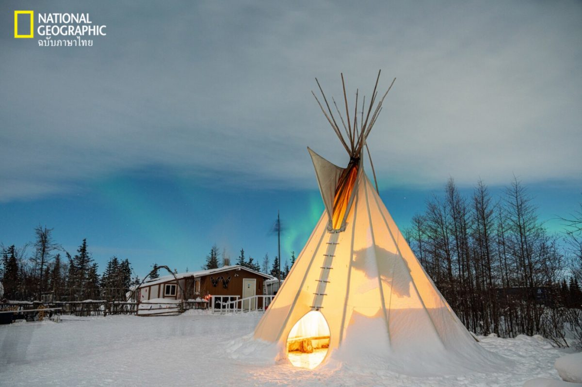 วัฒนธรรมอินูอิต, อินูอิต, กระโจม, ล่าแสงเหนือ, แสงเหนือ, แคนาดา