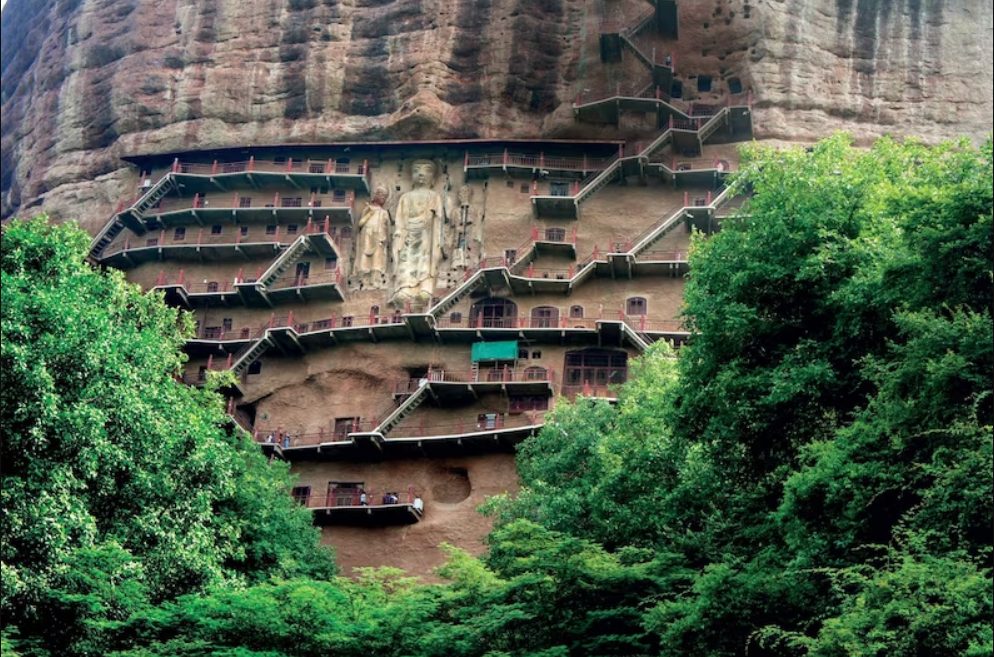 ถ้ำไมจิชาน, กานซู