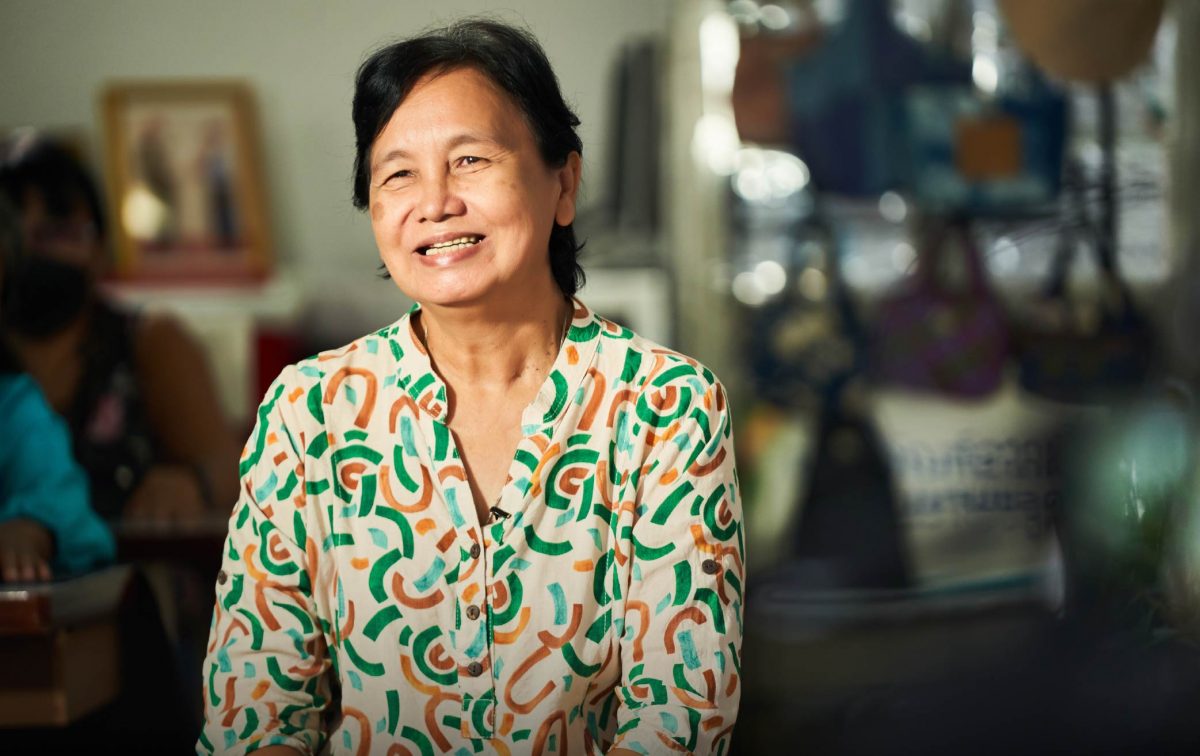 สัมผัสงานที่ทำด้วยใจอาชีพยั่งยืนชุมชนอยู่รอด วิสาหกิจกระเป๋าผ้ามาบชลูด