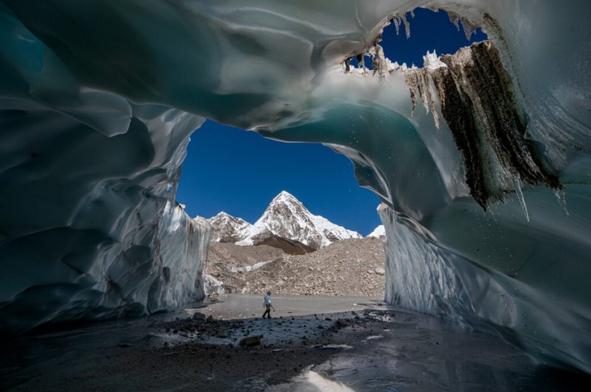 ธารน้ำแข็ง, ถ้ำน้ำแข็ง, หิมาลัย