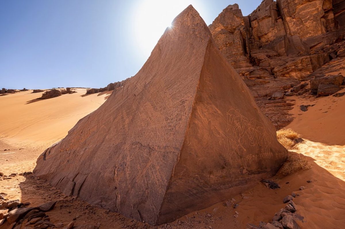 ทะเลทรายสะฮารา,ศิลปะยุคก่อนประวัติศาสตร์, แอลจีเรีย
