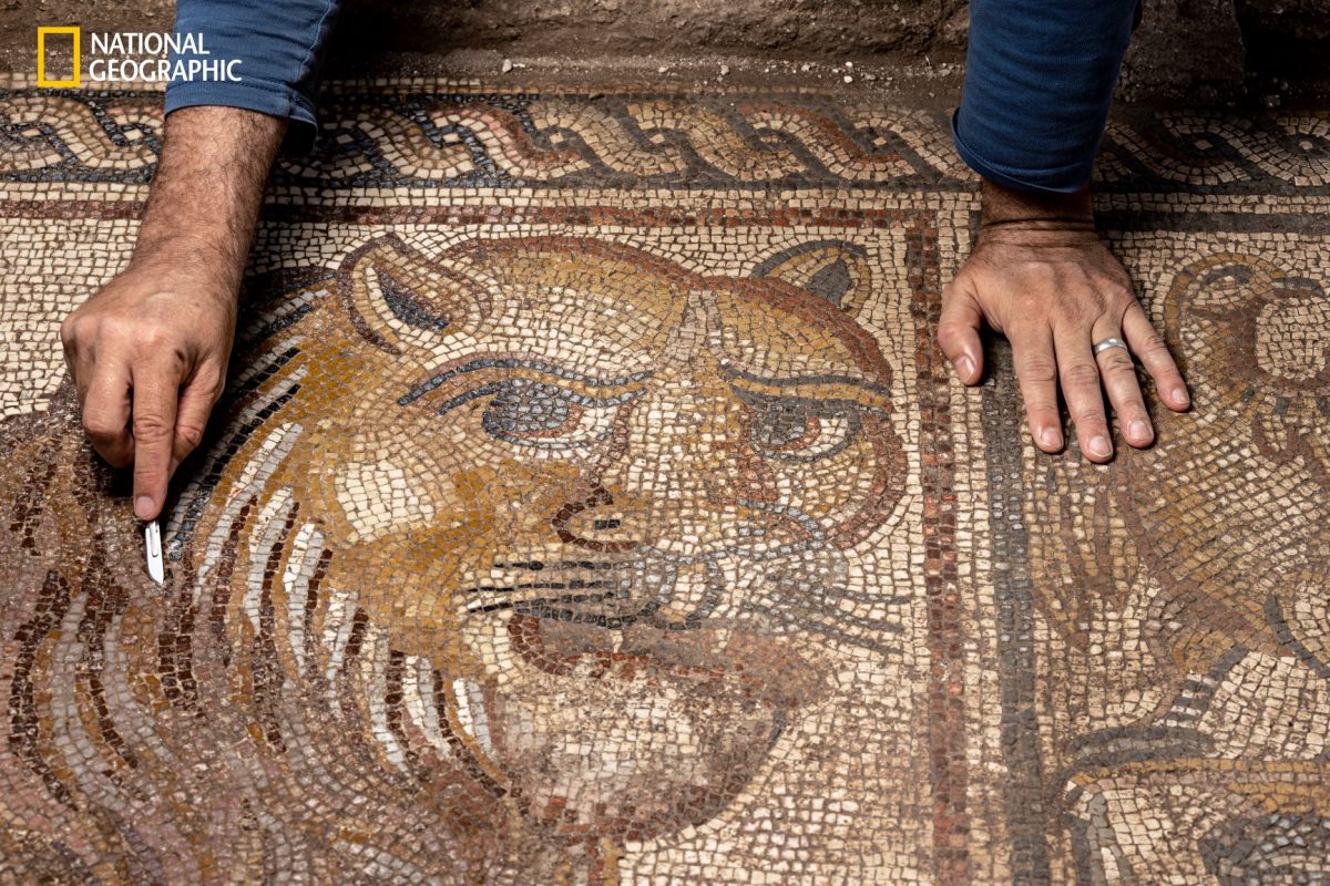 ภาพโมเสก, สุเหร่ายิว