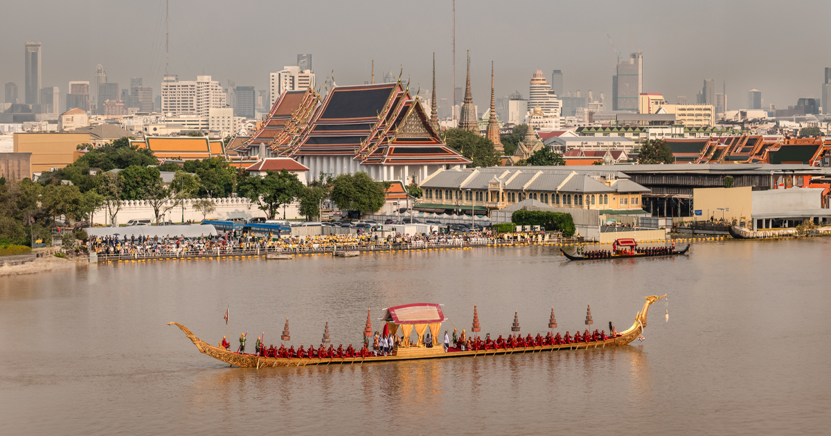 ขบวนพยุหยาตราทางชลมารค ตามรอยมรดกเมืองน้ำแห่งแผ่นดินไทย